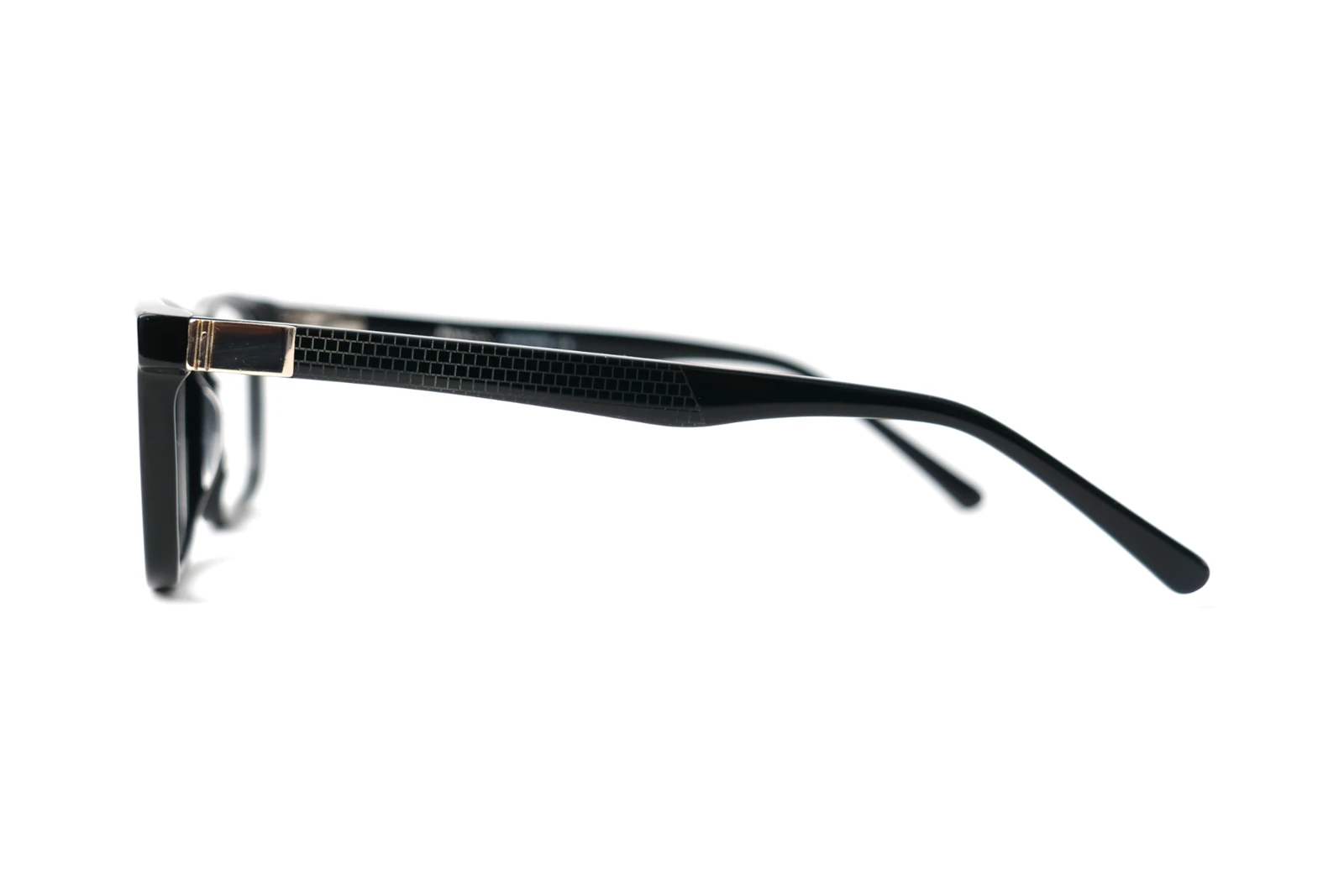 BARON BAR001-C2: lateral, Negro brillo / dorado