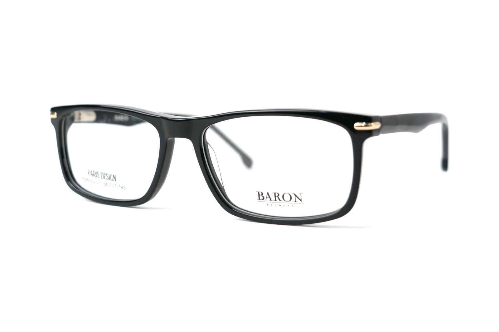 BARON BAR002-C1: angulo, Negro brillo / dorado