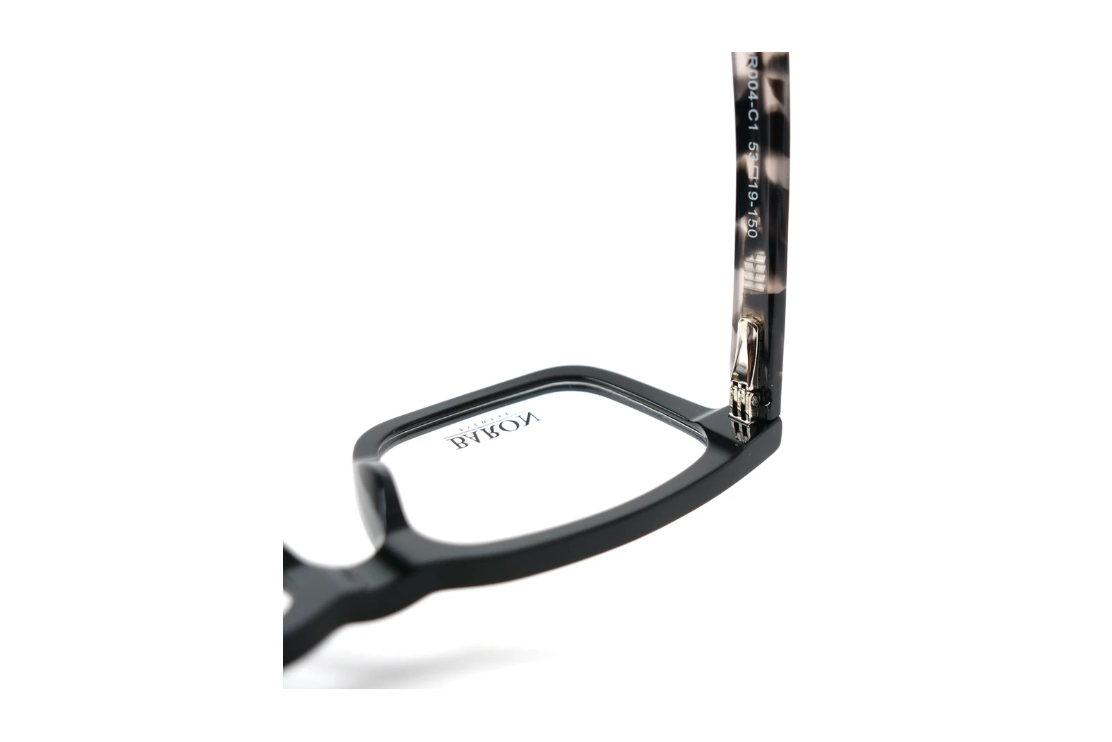 BARON BAR004-C1: bisagra, Negro brillo / plateado / print