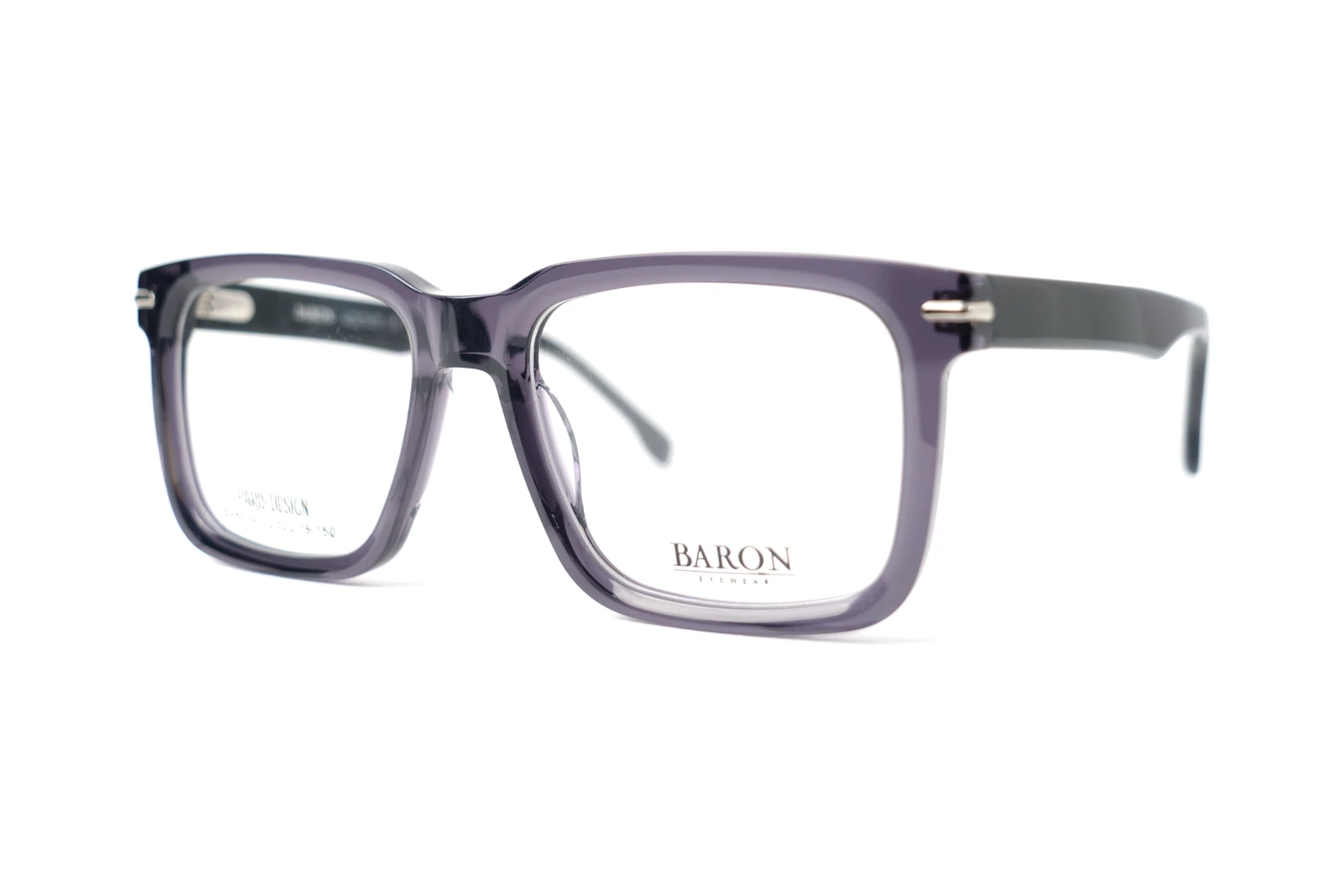 BARON BAR004-C2: angulo, Gris oscuro brillo / plateado