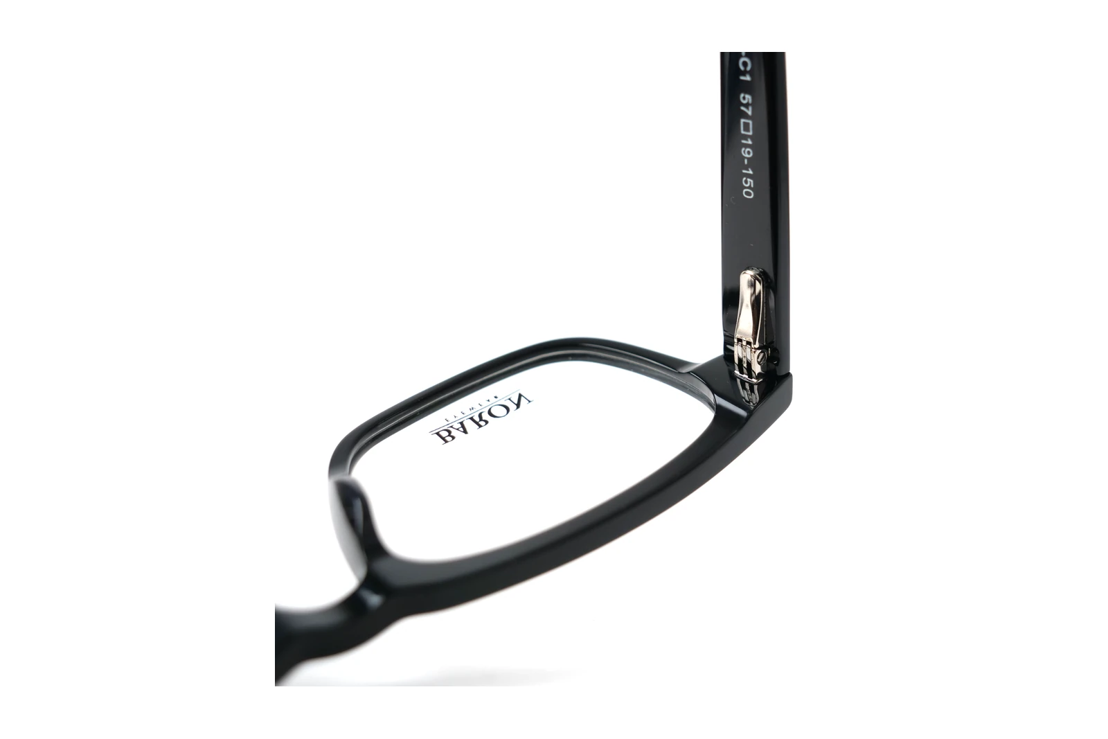 BARON BAR005-C1: bisagra, Negro brillo / gris