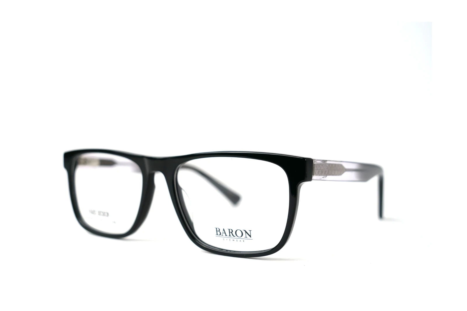 BARON BAR006-C1: angulo, Negro brillo / gris brillo