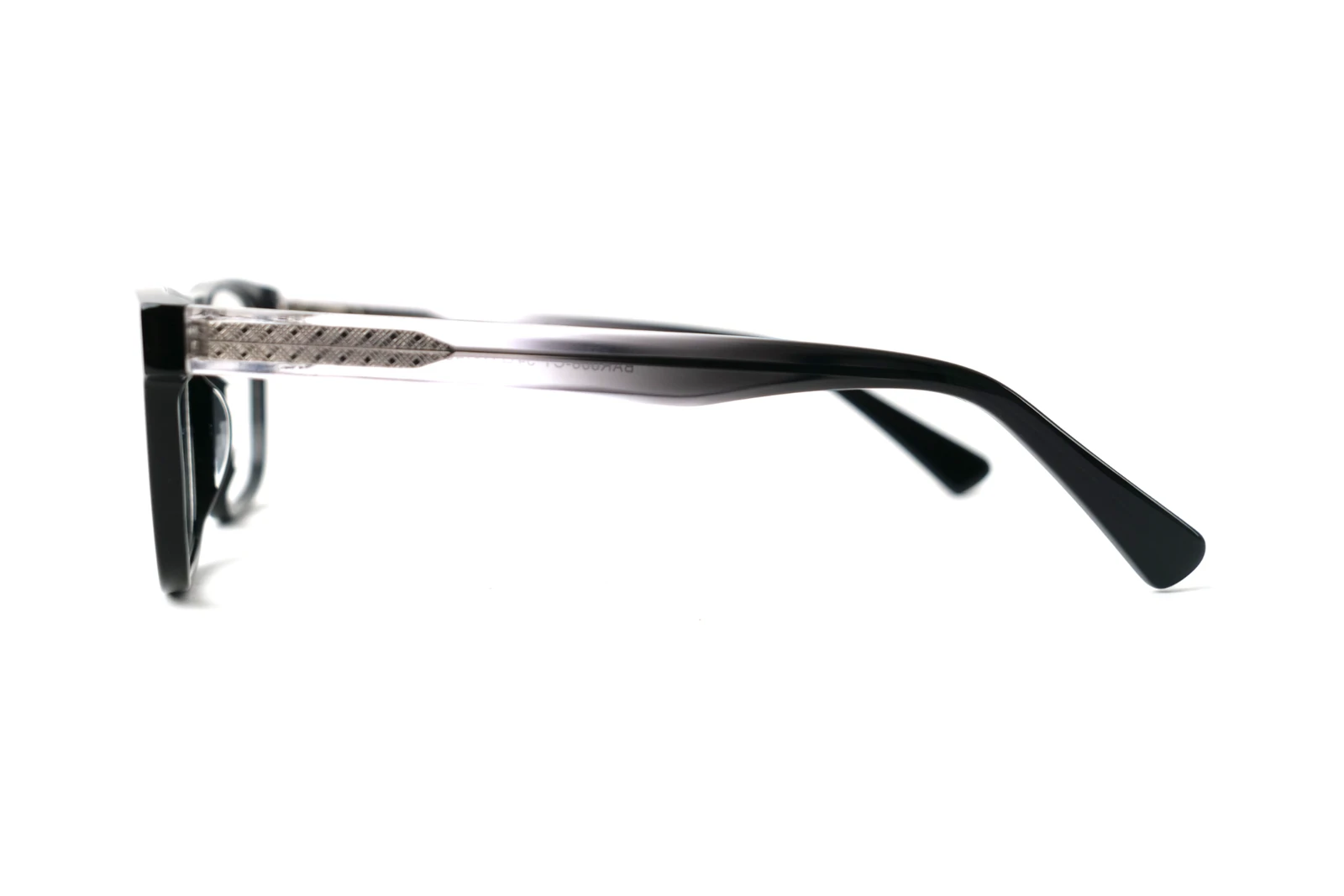 BARON BAR006-C1: lateral, Negro brillo / gris brillo