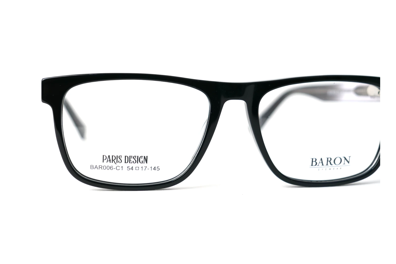 BARON BAR006-C1: macro, Negro brillo / gris brillo