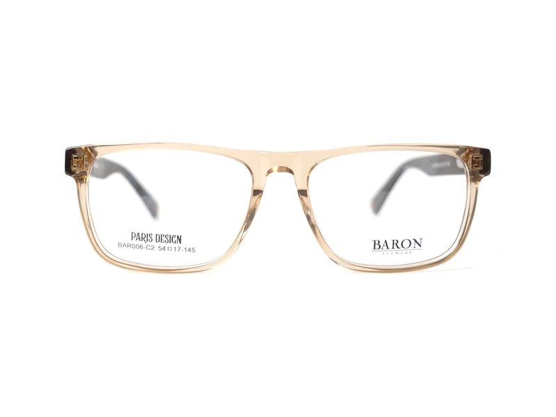 Montura BARON BAR006-C2, color Champán brillo / marrón oscuro