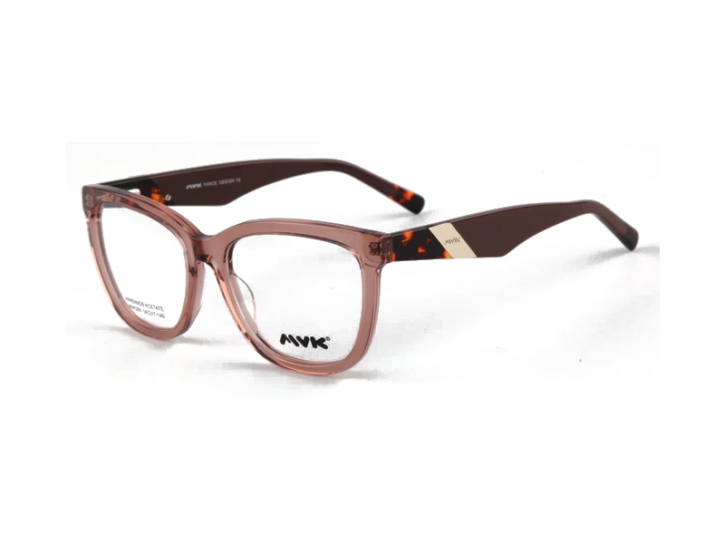 Montura MVK MVK305-C2, color Marrón Rosé Cristal