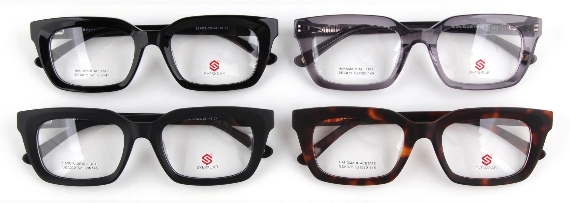 EYEWEAR SEA072-C1: gama, Negro brillo