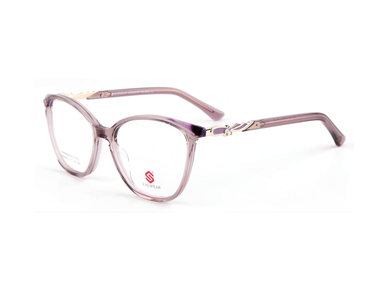 Montura EYEWEAR SEA062-C1, color Morado transparente