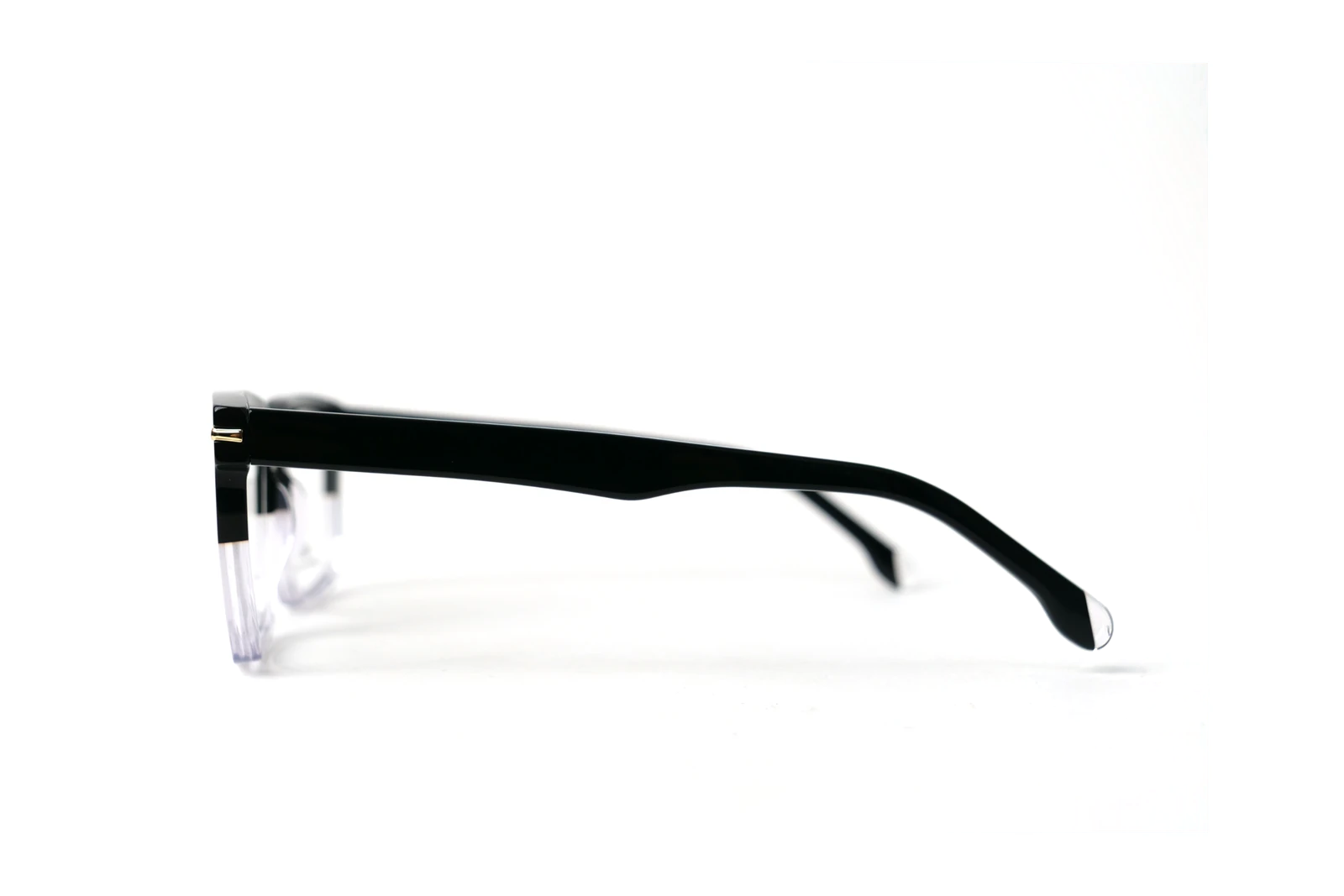 BARON BAR004-C4: lateral, Negro · transparente brillo / dorado