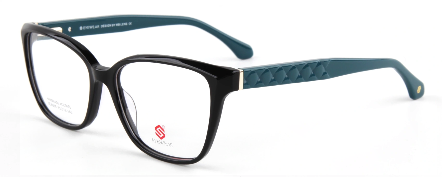 EYEWEAR SEA065-C4: angulo, Negro / turquesa