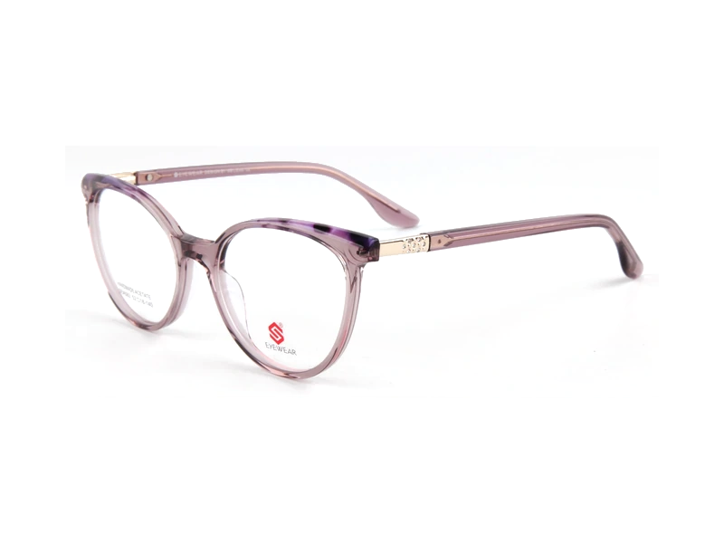 Montura EYEWEAR SEA063-C1, color Morado transparente
