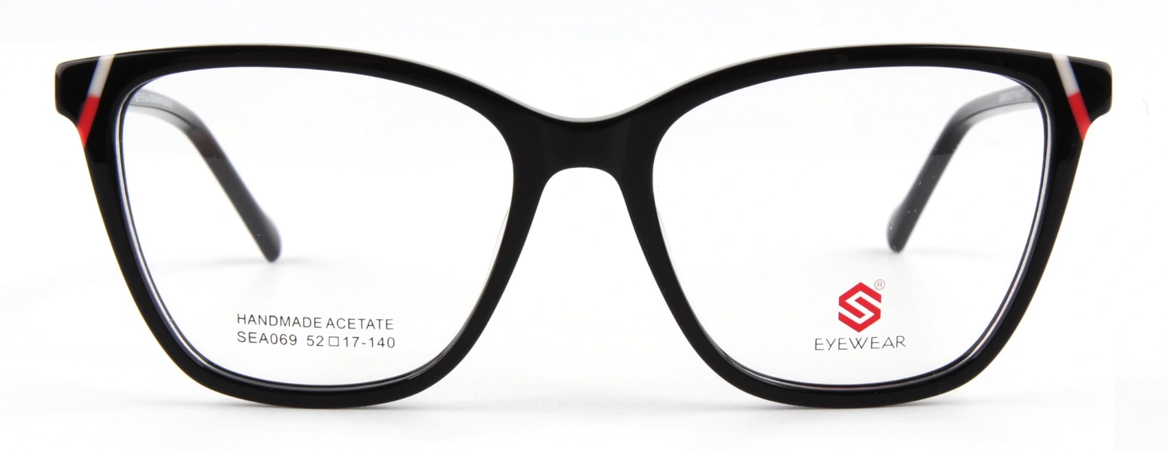 EYEWEAR SEA069-C1: frontal, Negro