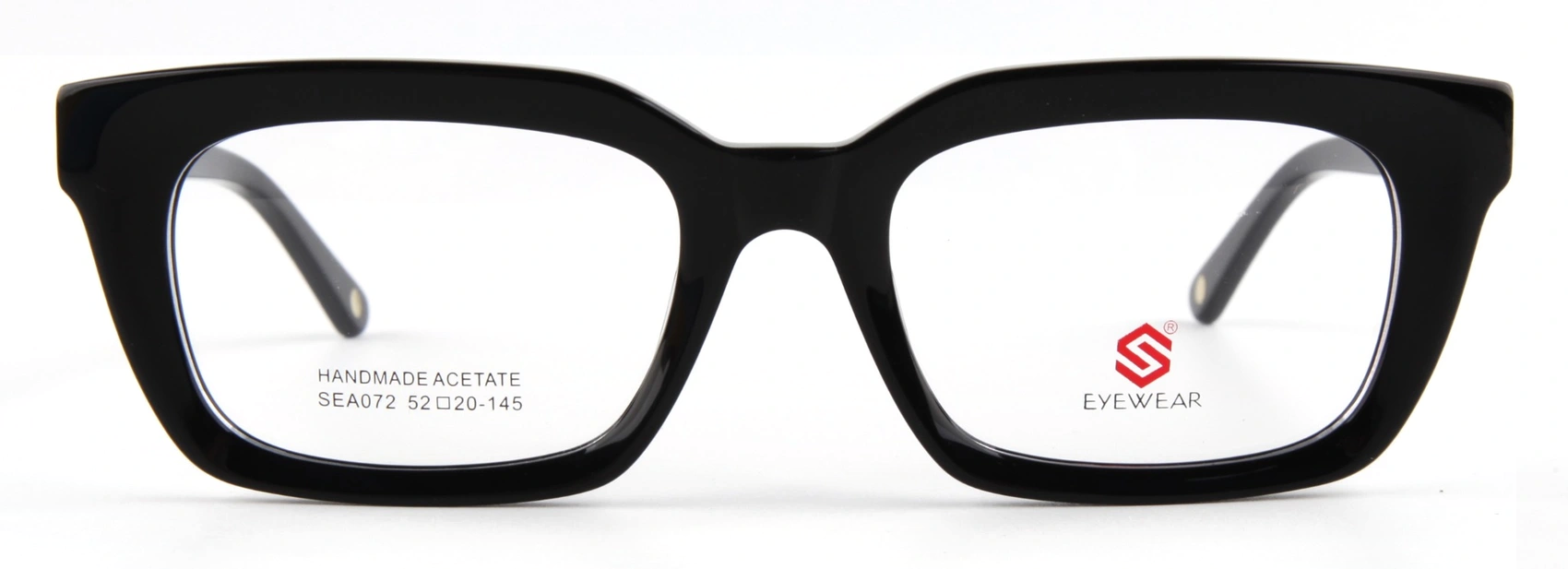 EYEWEAR SEA072-C1: frontal, Negro brillo