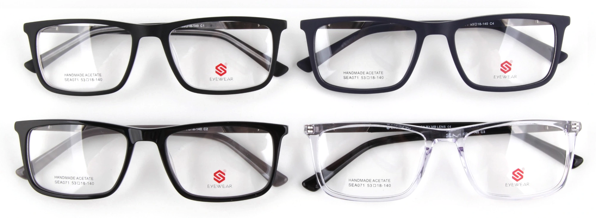 EYEWEAR SEA071-C1: gama, Negro / transparente