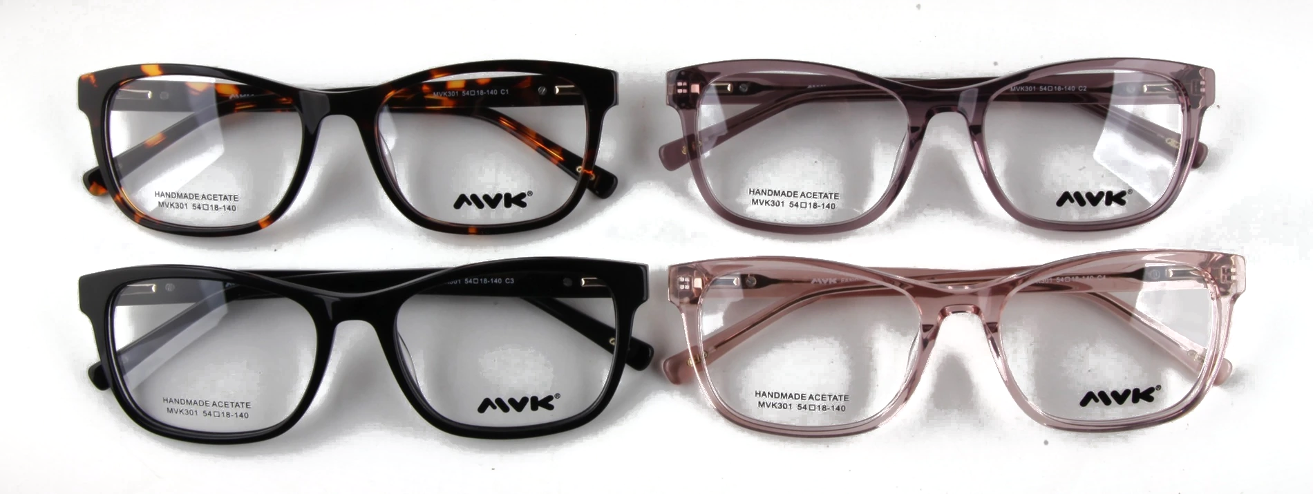 Vista conjunta de las cuatro variantes del modelo MVK301