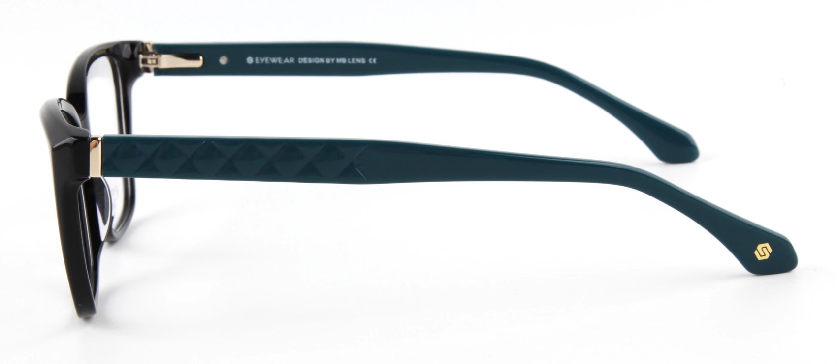 EYEWEAR SEA065-C4: lateral, Negro / turquesa
