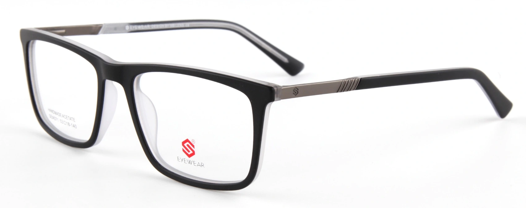 EYEWEAR SEA071-C1: angulo, Negro / transparente