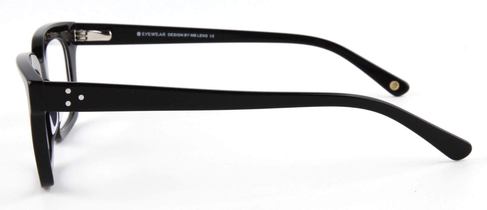 EYEWEAR SEA072-C1: lateral, Negro brillo